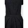 Black lurex dress
