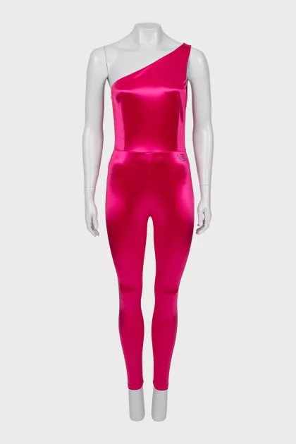 Slim fit jumpsuit with tag