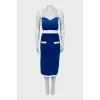 Two tone strappy dress with tag
