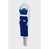 Two tone strappy dress with tag