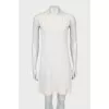 A-line dress decorated with lace