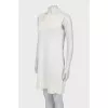 A-line dress decorated with lace