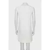 A-line dress decorated with lace