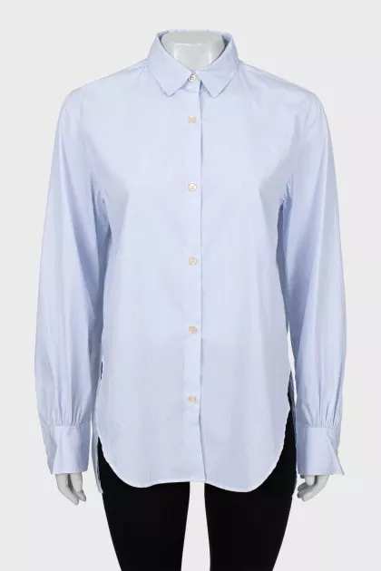Striped shirt long at the back