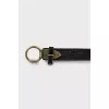 Black leather belt