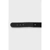 Black leather belt