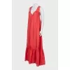 Loose-fitting silk sundress