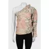 Off Shoulder Blouse With Tag