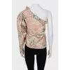 Off Shoulder Blouse With Tag