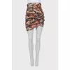 Printed skirt with tag