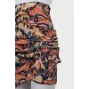 Printed skirt with tag
