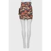 Printed skirt with tag