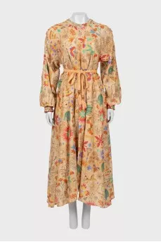 Loose Maxi Dress With Tag