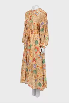 Loose Maxi Dress With Tag