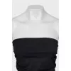 Off the shoulder draped dress