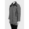 Short coat with a small print