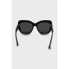 Sunglasses decorated with flowers