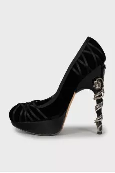 Textile shoes with weave