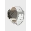 Wristwatch with crystals