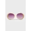 Sunglasses with oblong lenses