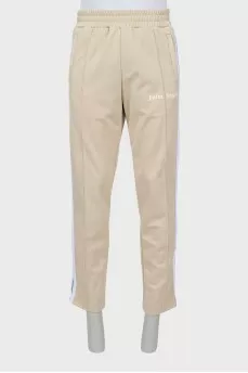 Men's sports pants with stripes