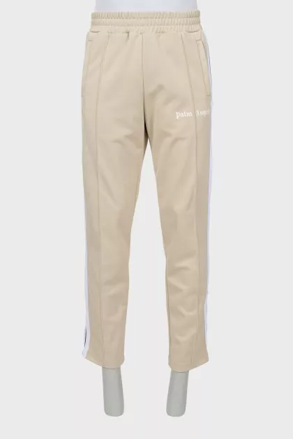 Men's sports pants with stripes