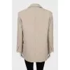 Beige wool jacket
