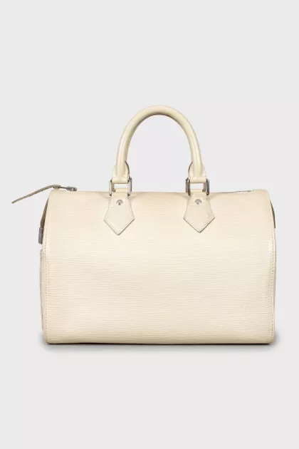 Speedy Leather Tote Bag