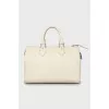 Speedy Leather Tote Bag