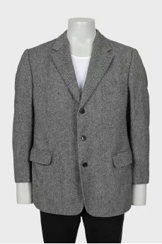 Men's Vintage Printed Blazer