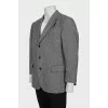 Men's Vintage Printed Blazer