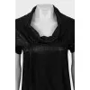 Black short sleeve tunic