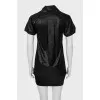 Black short sleeve tunic