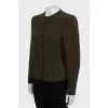 Green fitted jacket