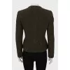 Green fitted jacket