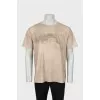 Men's T-shirt with abstract print