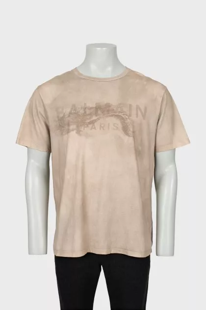 Men's T-shirt with abstract print