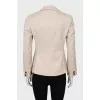 Beige wool jacket