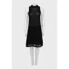 A-line mesh dress