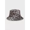 Panama hat in animal print