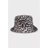 Panama hat in animal print