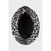 Panama hat in animal print