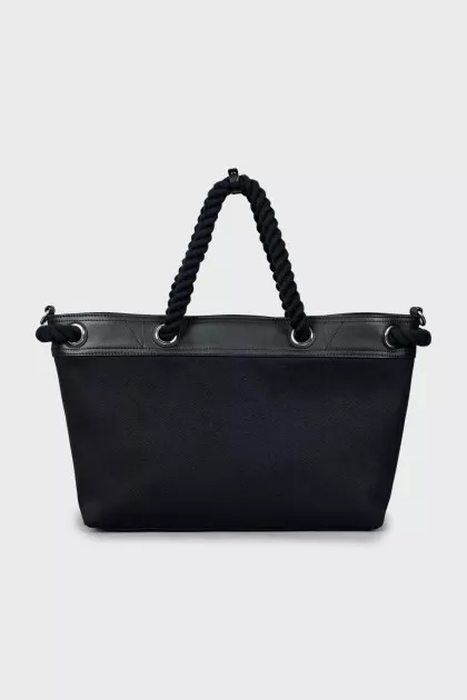 Rope Tote M with Tag