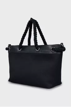 Rope Tote M with Tag