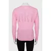 Pink jumper with perforation