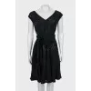 Sleeveless dress decorated with sequins