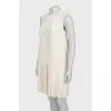 A-line dress with beaded embroidery