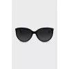 Sunglasses with rhinestones on the temples