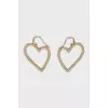 Gold Heart Shaped Earrings