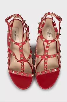 Шкіряні босоніжки Rockstud